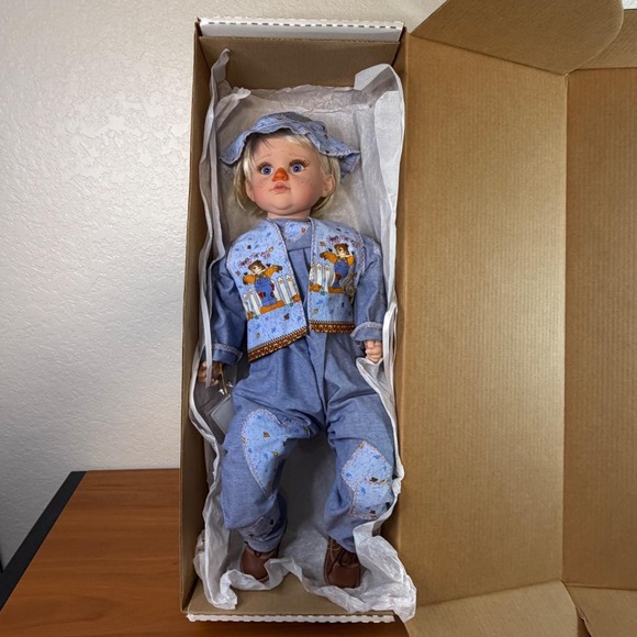 Royal Vienna Doll Collection Other - Cheri McAfoose Royal Vienna Doll 1998 Special Edition 84/200 Scarecrow Boy 24"